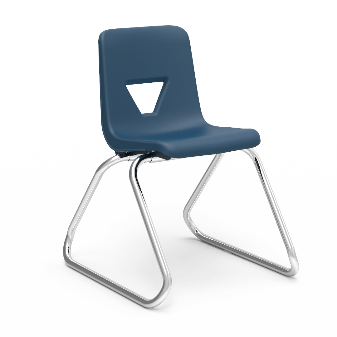 Virco 2614 - 2000 Series Sled-Based Stack Chair - 14" Seat Height (Virco 2614) - SchoolOutlet