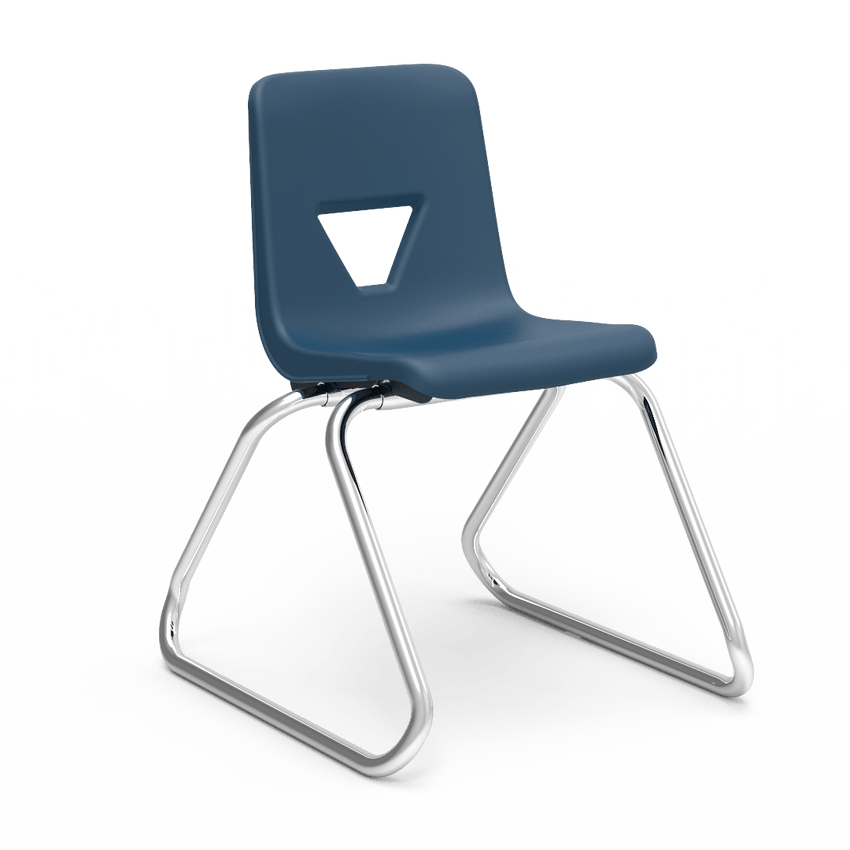 Virco 2614 - 2000 Series Sled-Based Stack Chair - 14" Seat Height (Virco 2614) - SchoolOutlet