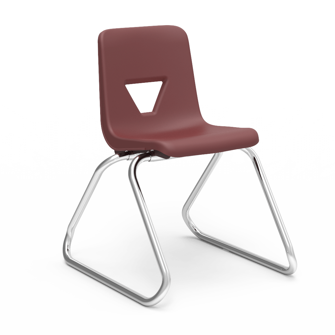 Virco 2614 - 2000 Series Sled-Based Stack Chair - 14" Seat Height (Virco 2614) - SchoolOutlet