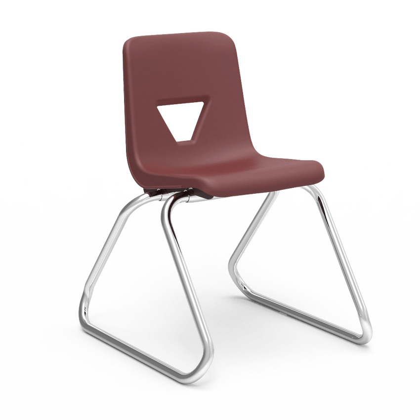 Virco 2614 - 2000 Series Sled-Based Stack Chair - 14" Seat Height (Virco 2614) - SchoolOutlet