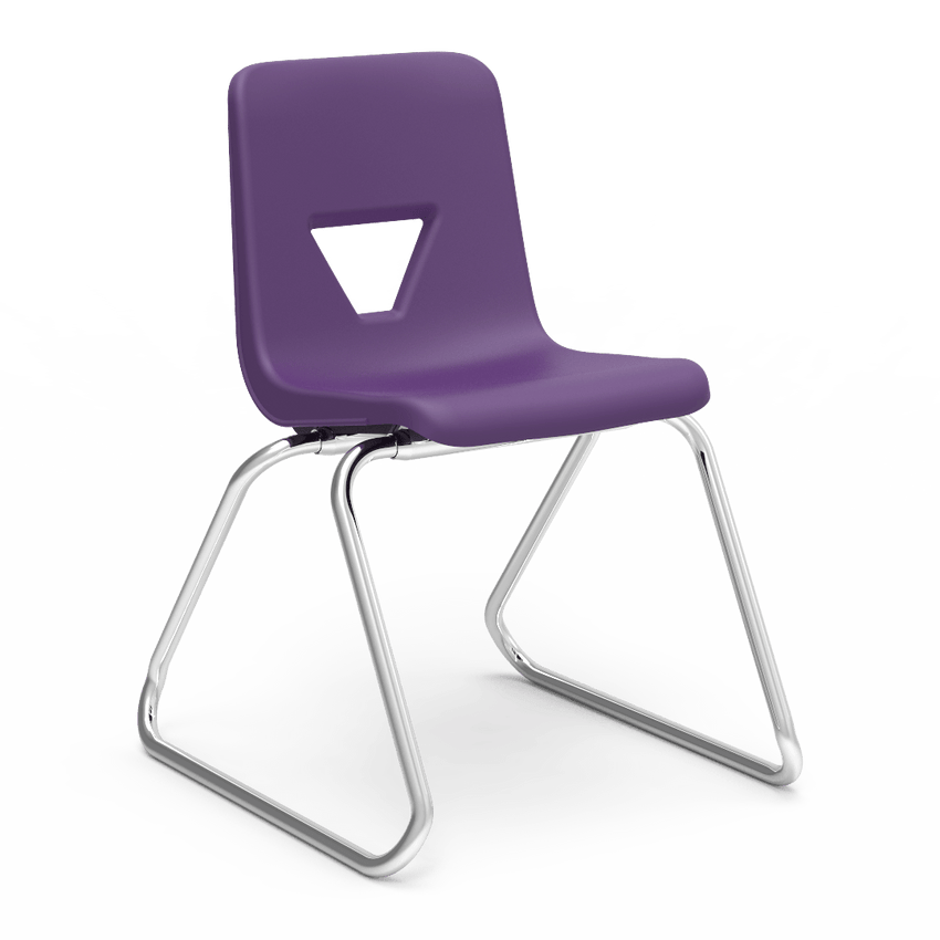 Virco 2616 - 2000 Series Sled-Based Stack Chair - 16" Seat Height (Virco 2616) - SchoolOutlet