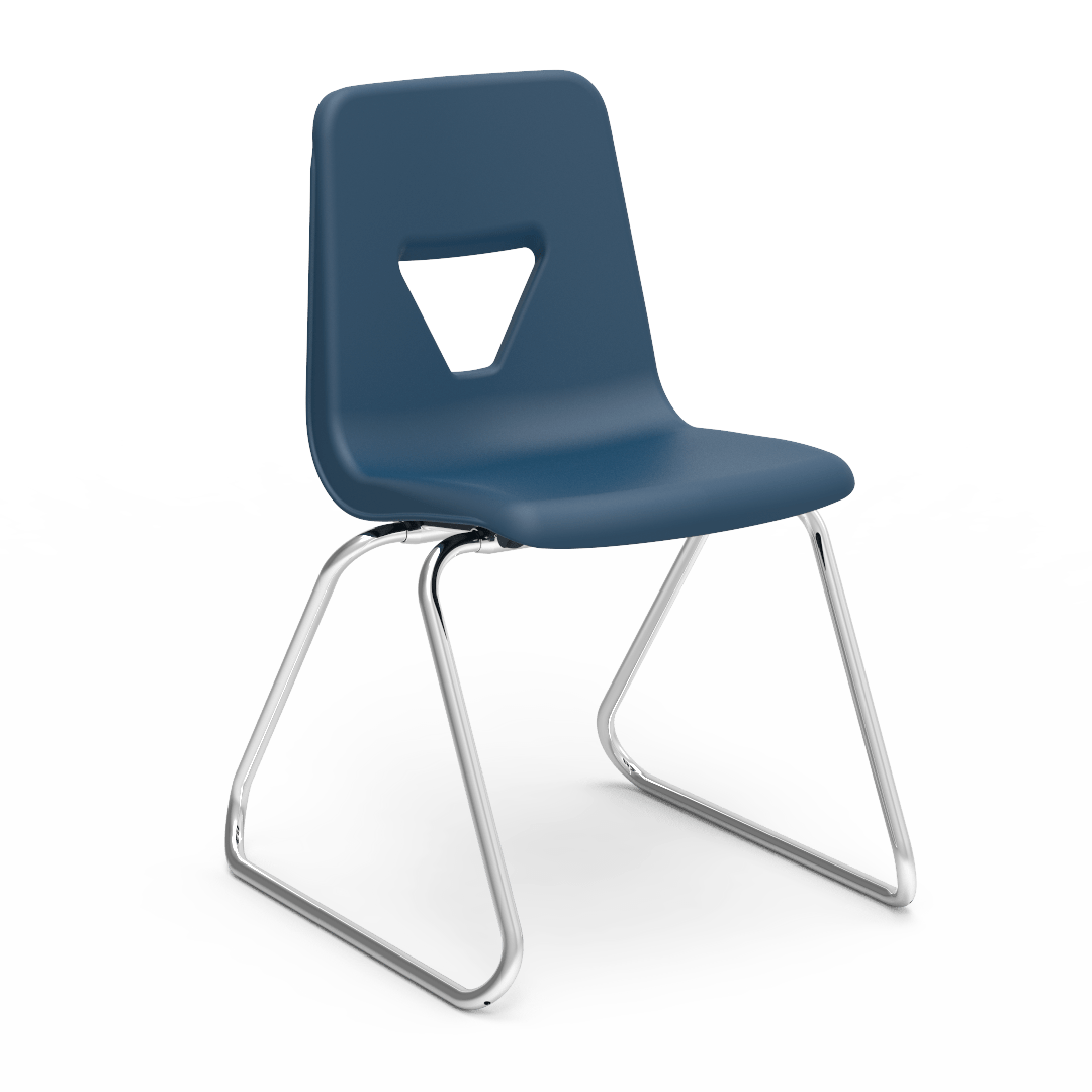 Virco 2618 - 2000 Series Sled-Based Stack Chair - 18" Seat Height (Virco 2618) - SchoolOutlet