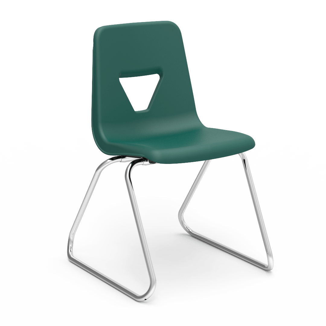 Virco 2618 - 2000 Series Sled-Based Stack Chair - 18" Seat Height (Virco 2618) - SchoolOutlet