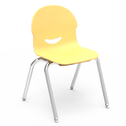 Virco 264513 - IQ Series Stylish 4-Legged Ergonomic Stack Chair, Wide Seat - 13" Seat Height (Virco 264513)