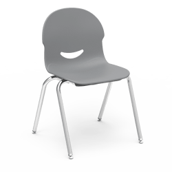 Virco 264515 - IQ Series Stylish 4-Legged Ergonomic Stack Chair, Wide Seat - 15" Seat Height (Virco 264515)
