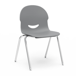 Virco 264517 - IQ Series Stylish 4-Legged Ergonomic Stack Chair, Wide Seat - 17.5" Seat Height (Virco 264517)