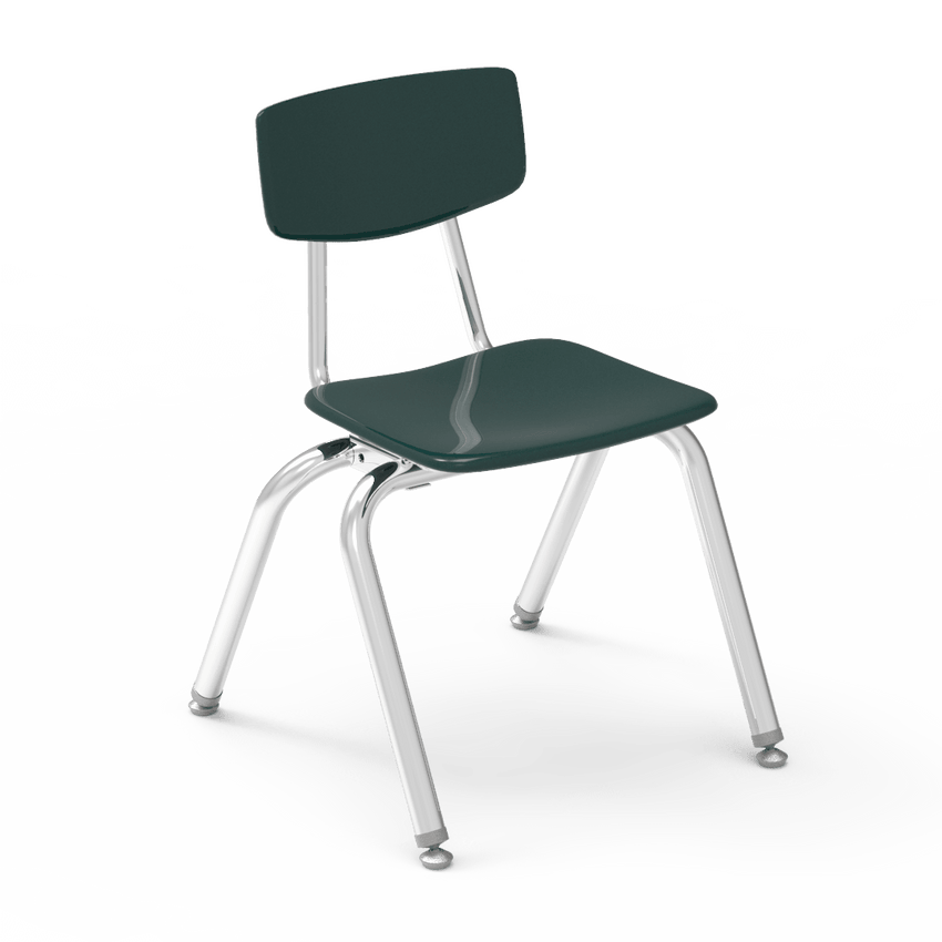 Virco 3014 - 3000 Series 4-Legged Hard Plastic Stack Chair - 14" Seat Height (Virco 3014) - SchoolOutlet