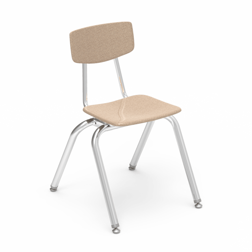 Virco 3016 - 3000 Series 4-Legged Hard Plastic Stack Chair - 16" Seat Height (Virco 3016) - SchoolOutlet