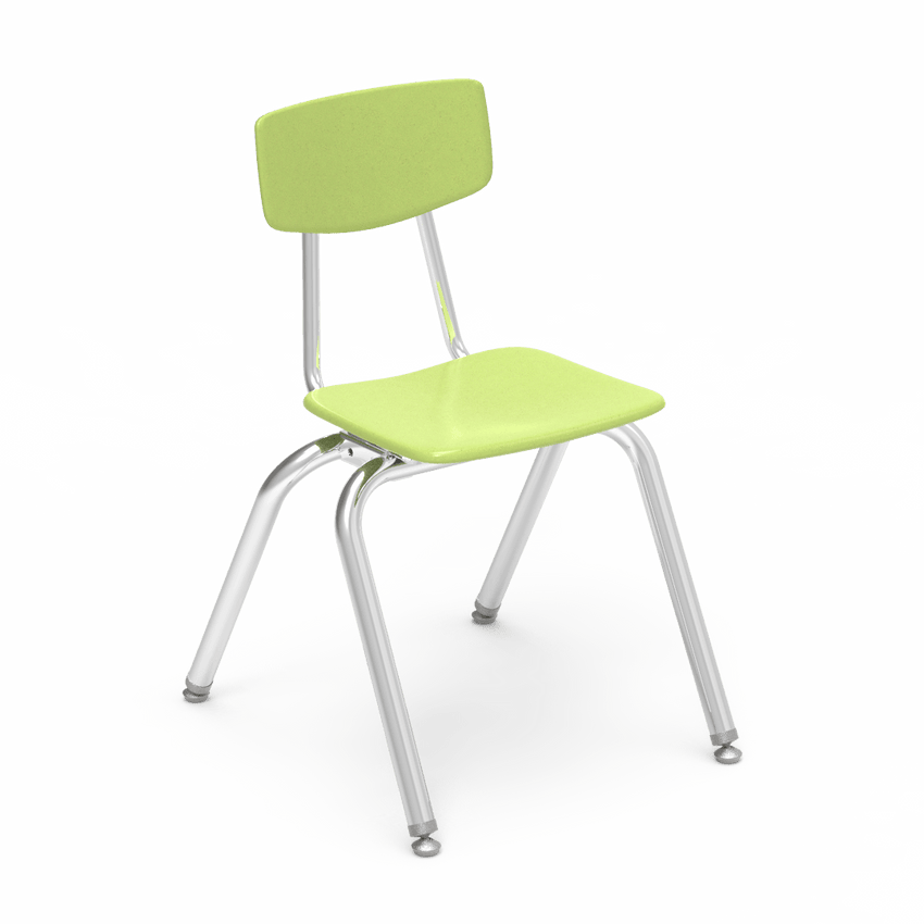 Virco 3016 - 3000 Series 4-Legged Hard Plastic Stack Chair - 16" Seat Height (Virco 3016) - SchoolOutlet