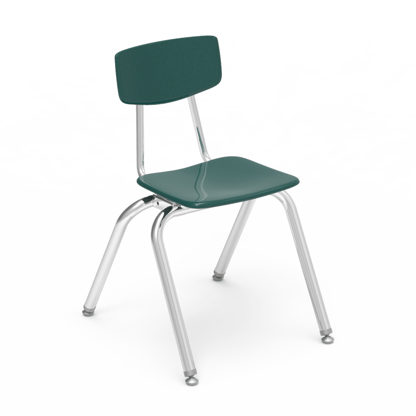 Virco 3016 - 3000 Series 4-Legged Hard Plastic Stack Chair - 16" Seat Height (Virco 3016) - SchoolOutlet
