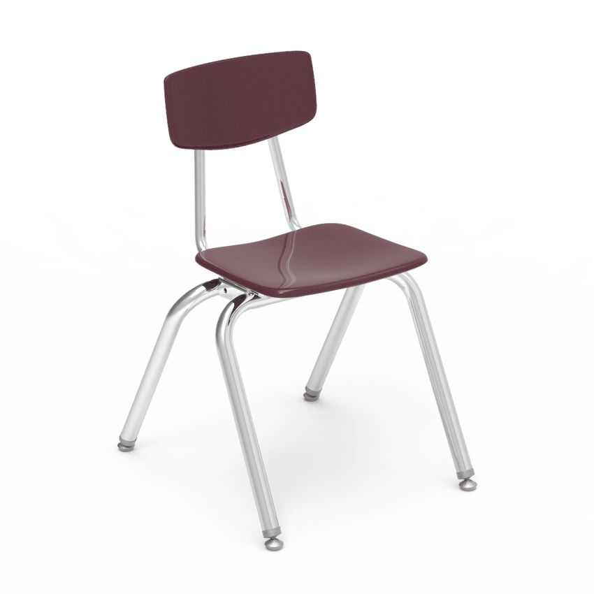 Virco 3016 - 3000 Series 4-Legged Hard Plastic Stack Chair - 16" Seat Height (Virco 3016) - SchoolOutlet
