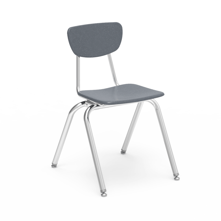 Virco 3018 School Chair for Students 5th Grade to Adult - Hard Plastic Seat & Back, Durable and Stackable for Classroom Seating - SchoolOutlet