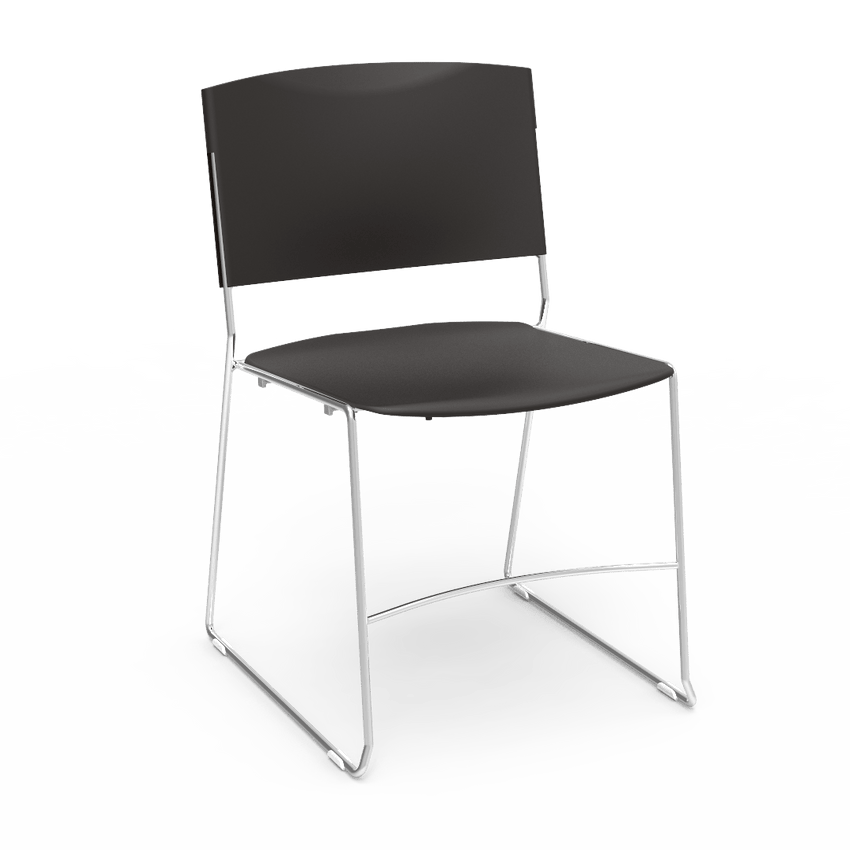 Virco 4100 - UltraStack Sled Based Chair - 18" Height (Virco 4100) - SchoolOutlet