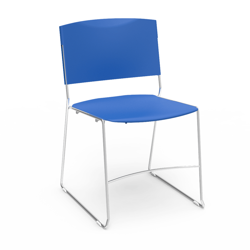 Virco 4100 - UltraStack Sled Based Chair - 18" Height (Virco 4100) - SchoolOutlet