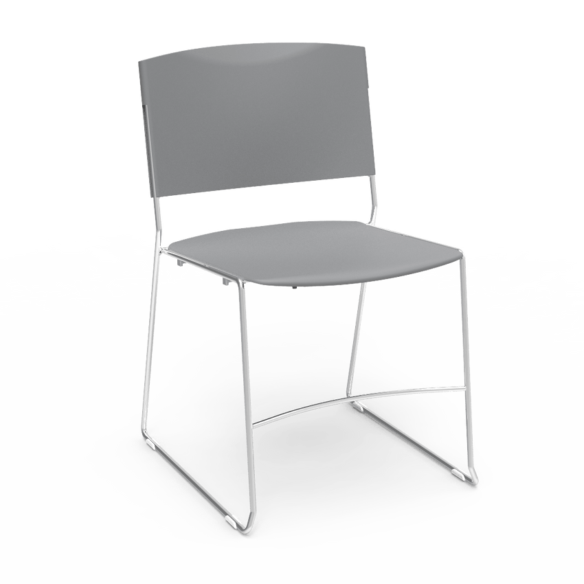 Virco 4100 - UltraStack Sled Based Chair - 18" Height (Virco 4100) - SchoolOutlet