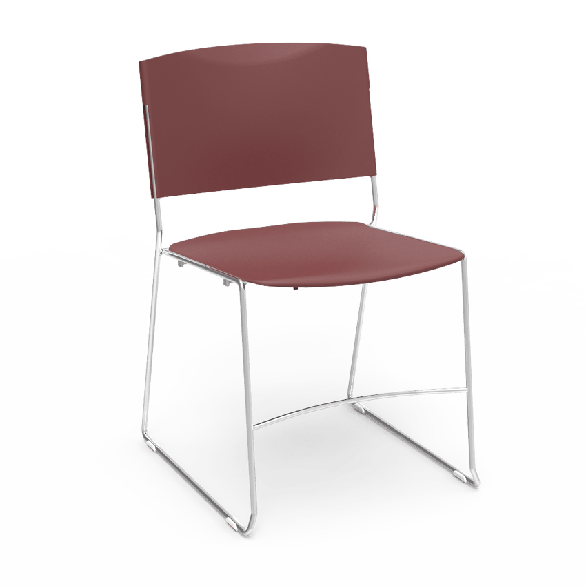 Virco 4100 - UltraStack Sled Based Chair - 18" Height (Virco 4100) - SchoolOutlet