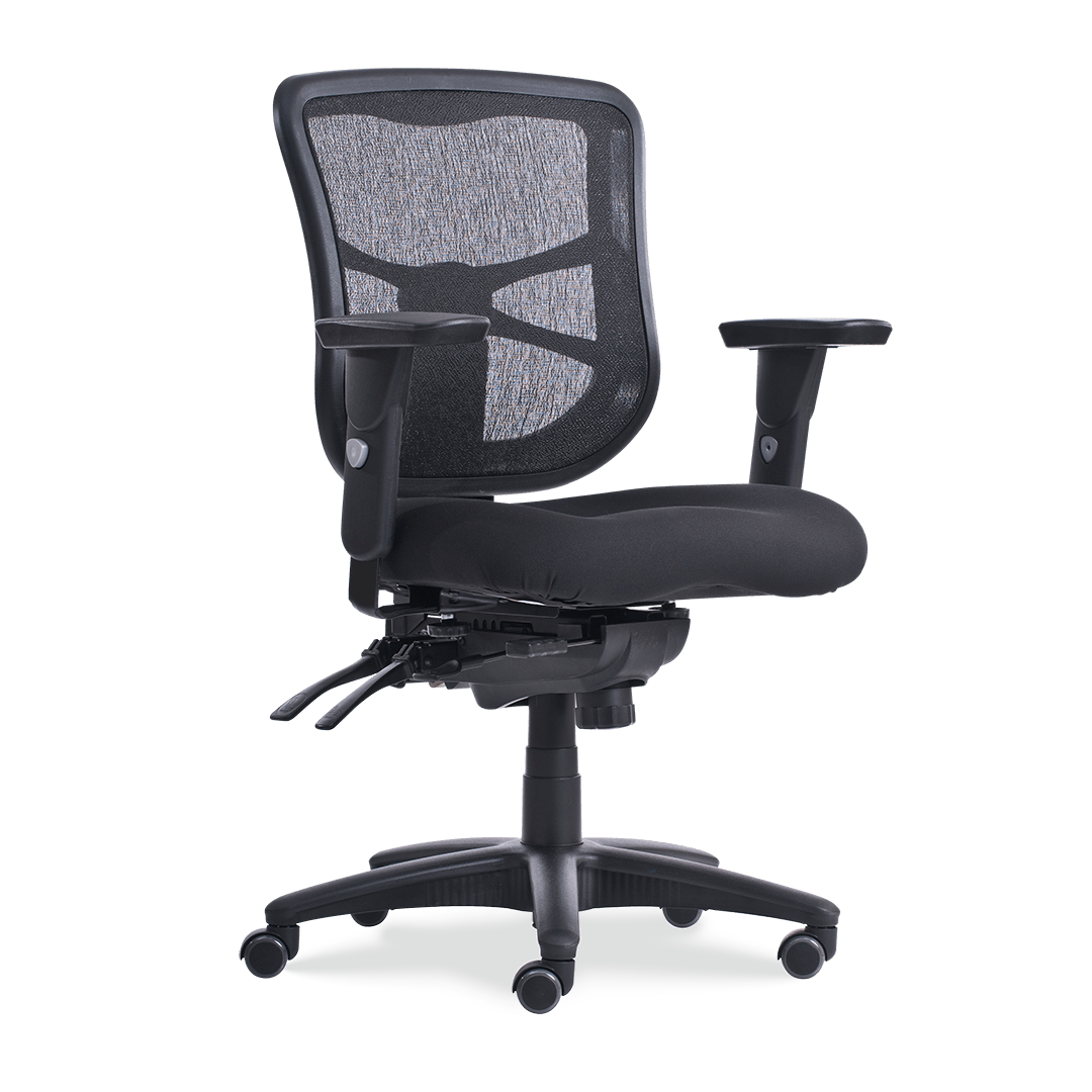 Virco 4445A - 4400 Series Mesh-Back Mobile Task Chair - SchoolOutlet