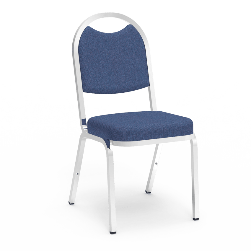 Virco 8915 - Upholstered Stack Chair, Rounded Back, Padded Crown Seat (Virco 8915) - SchoolOutlet