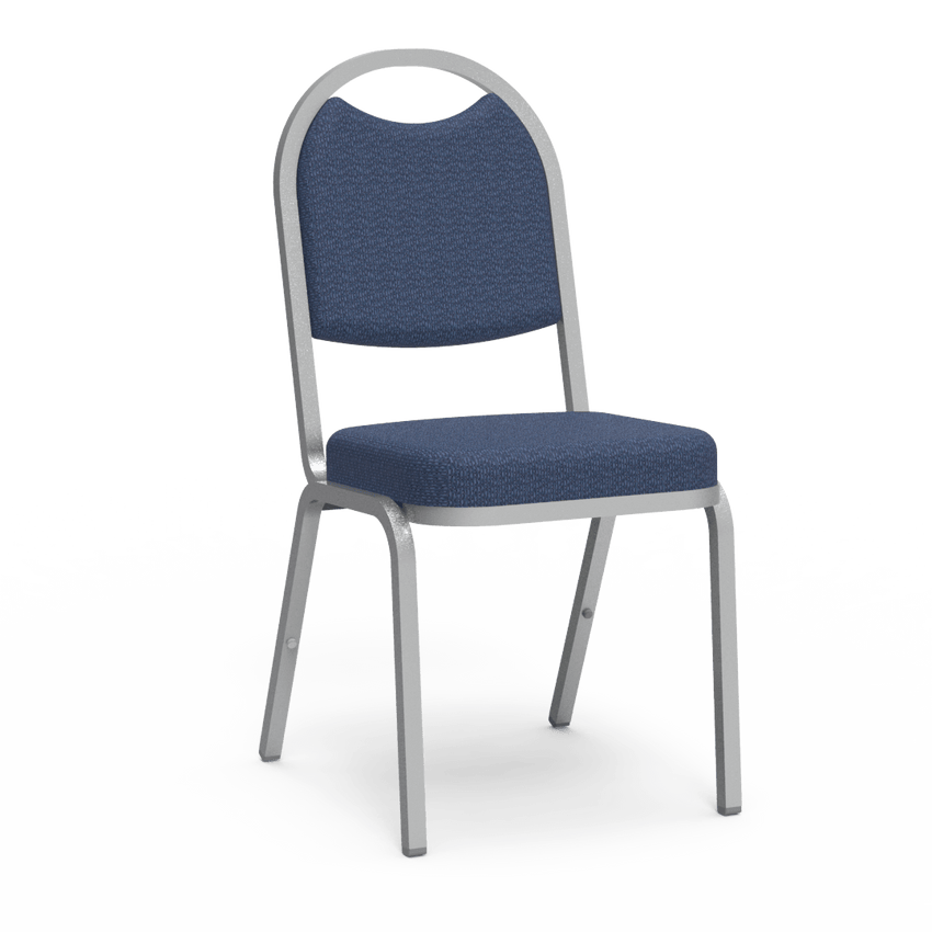 Virco 8915 - Upholstered Stack Chair, Rounded Back, Padded Crown Seat (Virco 8915) - SchoolOutlet