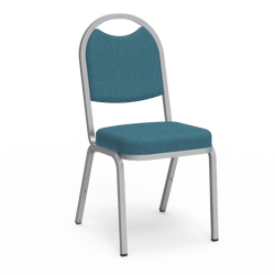 Virco 8915 - Upholstered Stack Chair, Rounded Back, Padded Crown Seat (Virco 8915)