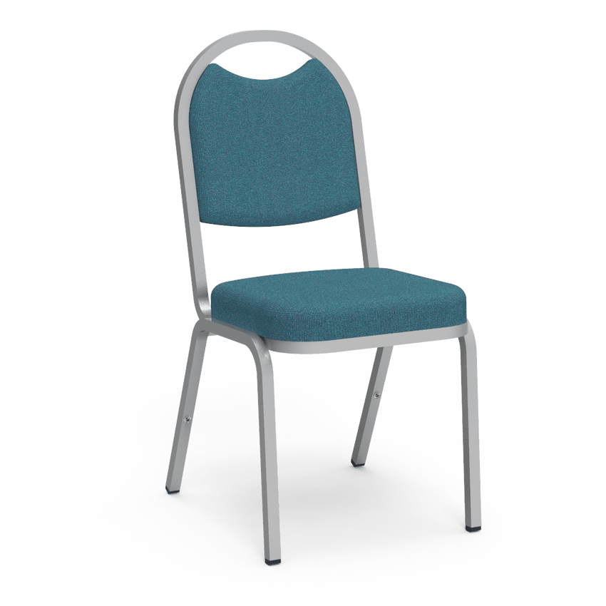 Virco 8915 - Upholstered Stack Chair, Rounded Back, Padded Crown Seat (Virco 8915) - SchoolOutlet