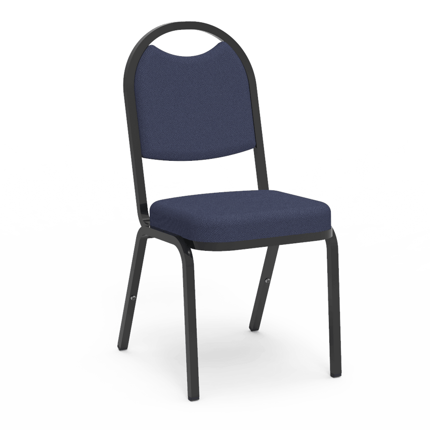 Virco 8915 - Upholstered Stack Chair, Rounded Back, Padded Crown Seat (Virco 8915) - SchoolOutlet