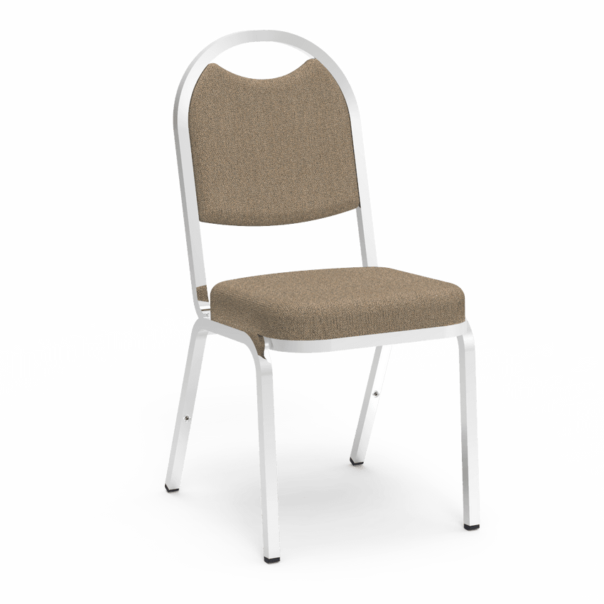 Virco 8915 - Upholstered Stack Chair, Rounded Back, Padded Crown Seat (Virco 8915) - SchoolOutlet