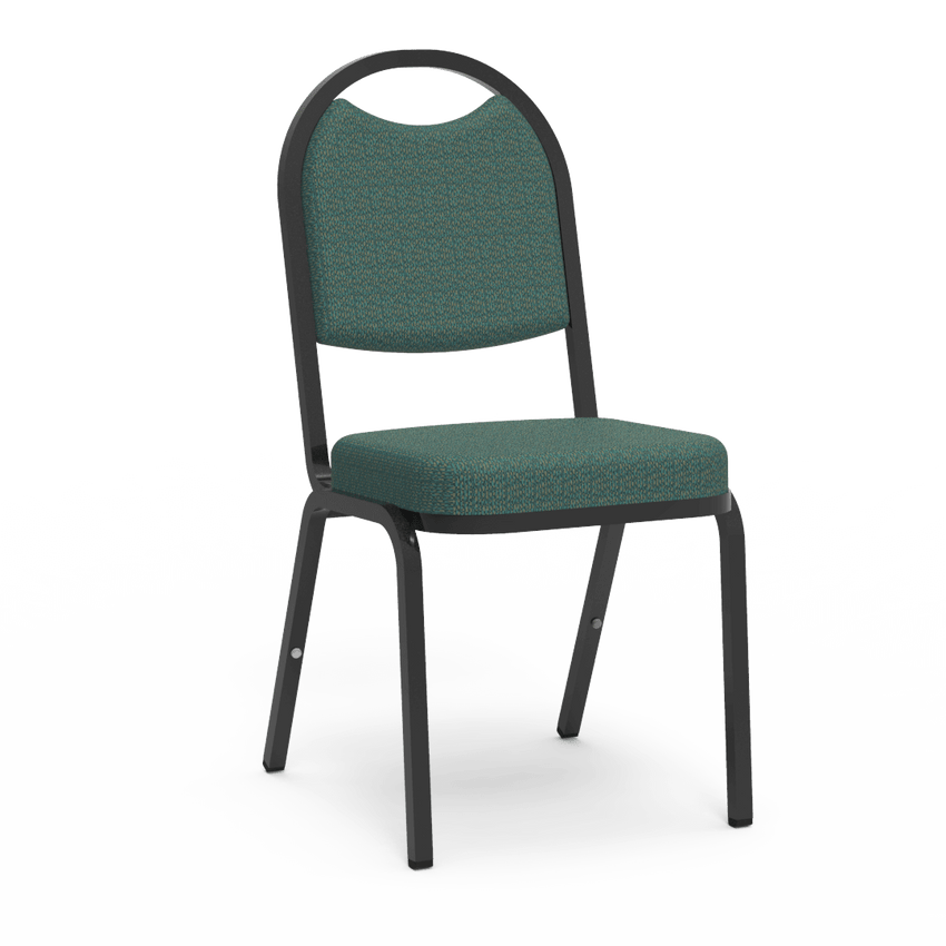 Virco 8915 - Upholstered Stack Chair, Rounded Back, Padded Crown Seat (Virco 8915) - SchoolOutlet