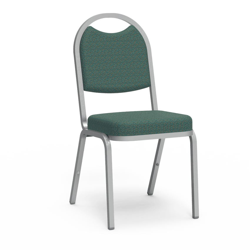 Virco 8915 - Upholstered Stack Chair, Rounded Back, Padded Crown Seat (Virco 8915) - SchoolOutlet