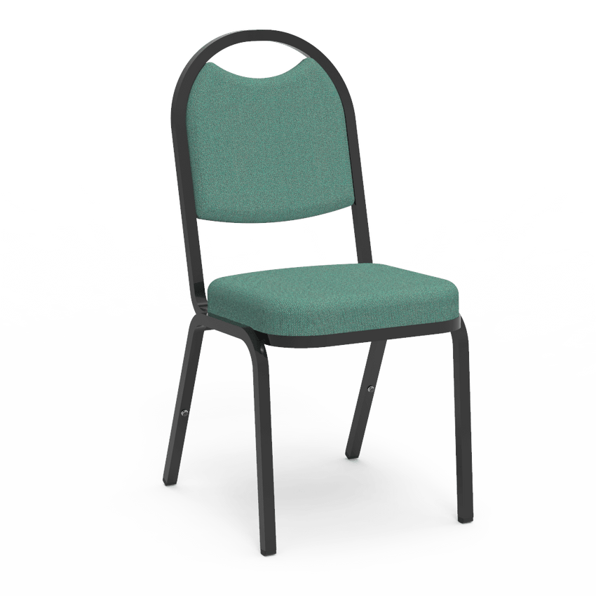 Virco 8915 - Upholstered Stack Chair, Rounded Back, Padded Crown Seat (Virco 8915) - SchoolOutlet