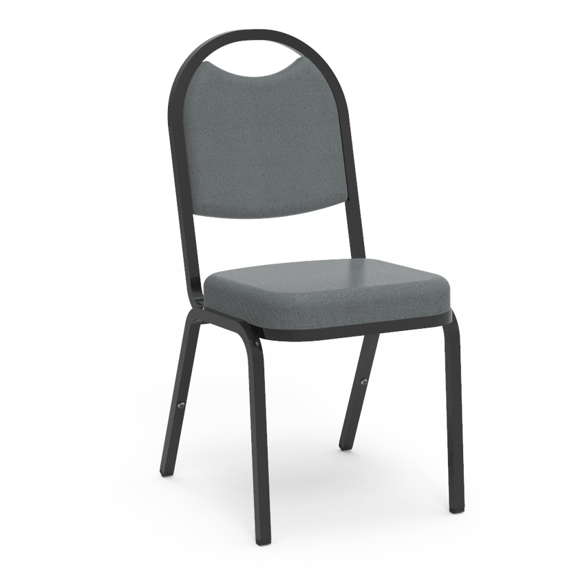 Virco 8915 - Upholstered Stack Chair, Rounded Back, Padded Crown Seat (Virco 8915) - SchoolOutlet