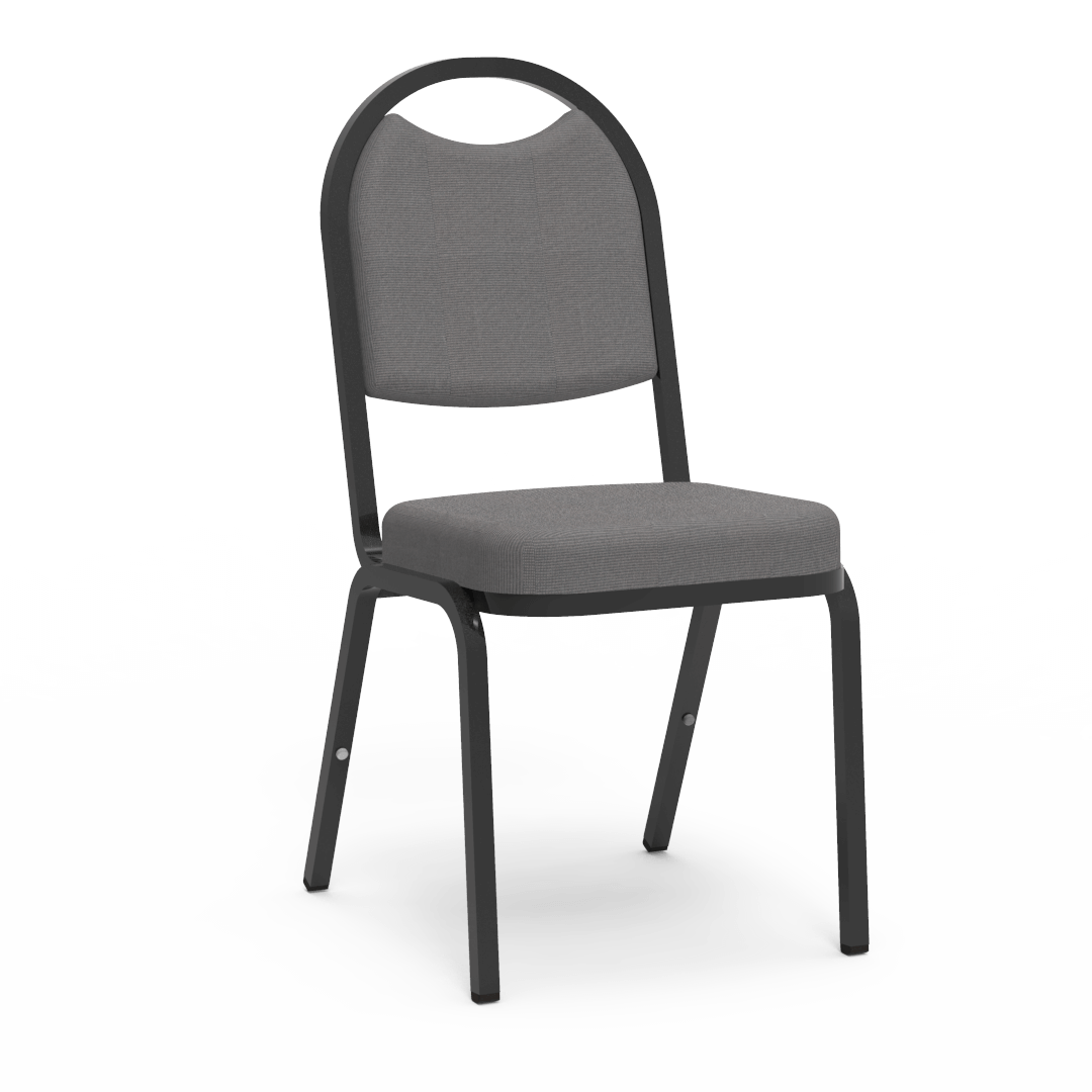 Virco 8915 - Upholstered Stack Chair, Rounded Back, Padded Crown Seat (Virco 8915) - SchoolOutlet