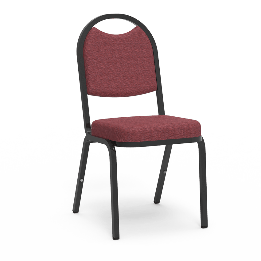 Virco 8915 - Upholstered Stack Chair, Rounded Back, Padded Crown Seat (Virco 8915) - SchoolOutlet