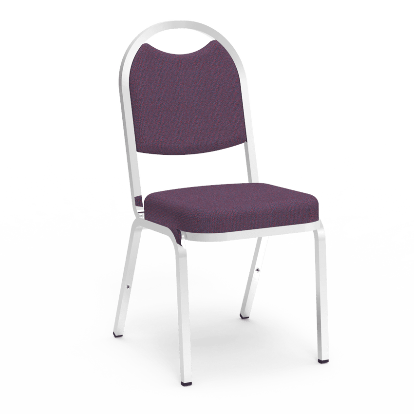 Virco 8915 - Upholstered Stack Chair, Rounded Back, Padded Crown Seat (Virco 8915) - SchoolOutlet