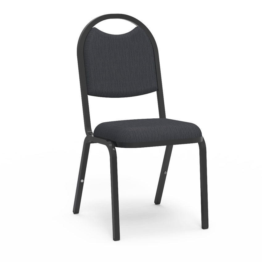 Virco 8917 - Upholstered Stack Chair, Rounded Back, Padded Dome Seat (Virco 8917) - SchoolOutlet