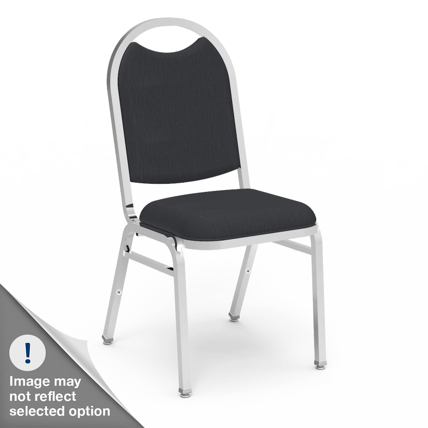 Virco 8917 - Upholstered Stack Chair, Rounded Back, Padded Dome Seat (Virco 8917) - SchoolOutlet