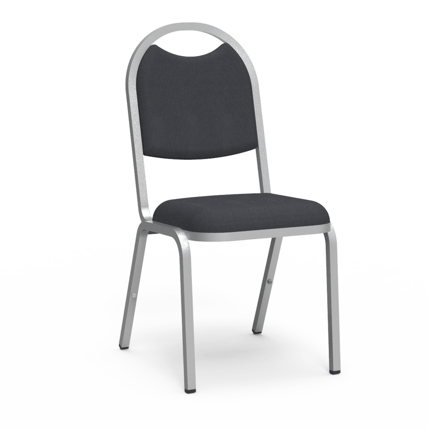 Virco 8917 - Upholstered Stack Chair, Rounded Back, Padded Dome Seat (Virco 8917) - SchoolOutlet