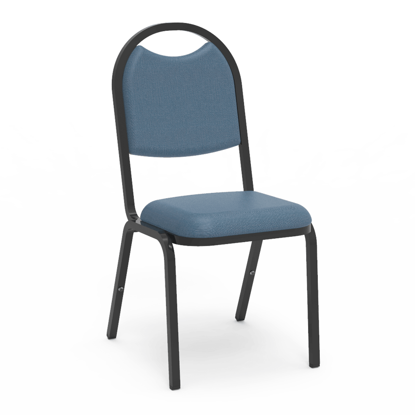 Virco 8917 - Upholstered Stack Chair, Rounded Back, Padded Dome Seat (Virco 8917) - SchoolOutlet
