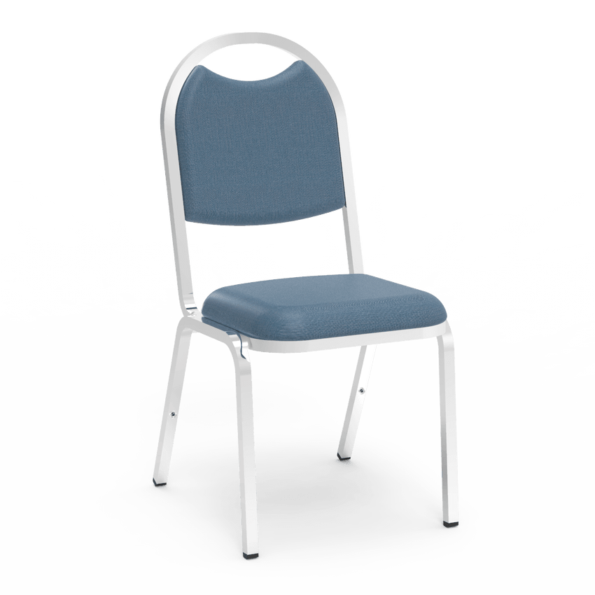 Virco 8917 - Upholstered Stack Chair, Rounded Back, Padded Dome Seat (Virco 8917) - SchoolOutlet
