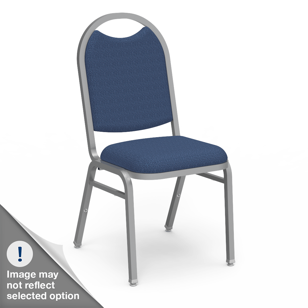 Virco 8917 - Upholstered Stack Chair, Rounded Back, Padded Dome Seat (Virco 8917) - SchoolOutlet