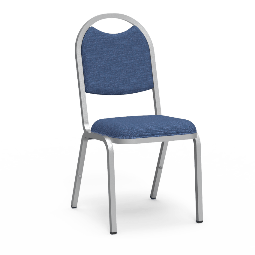 Virco 8917 - Upholstered Stack Chair, Rounded Back, Padded Dome Seat (Virco 8917) - SchoolOutlet