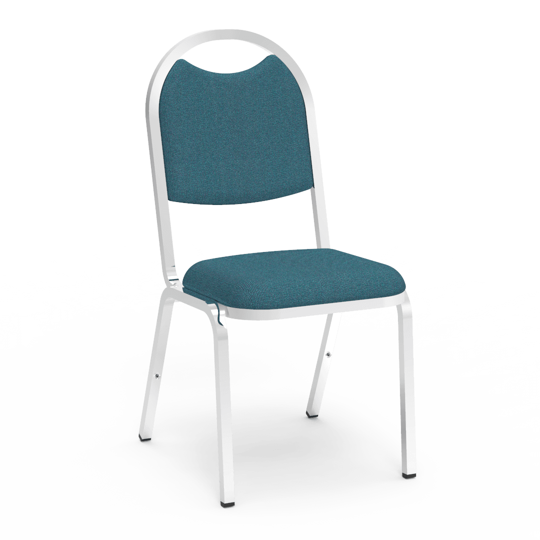 Virco 8917 - Upholstered Stack Chair, Rounded Back, Padded Dome Seat (Virco 8917) - SchoolOutlet