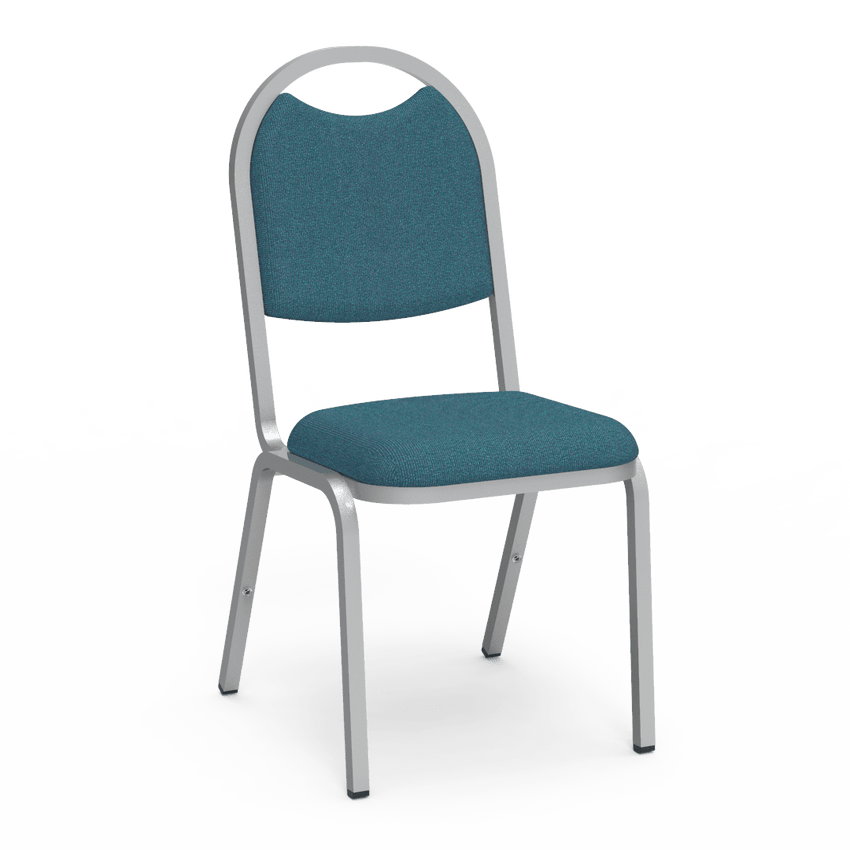 Virco 8917 - Upholstered Stack Chair, Rounded Back, Padded Dome Seat (Virco 8917) - SchoolOutlet