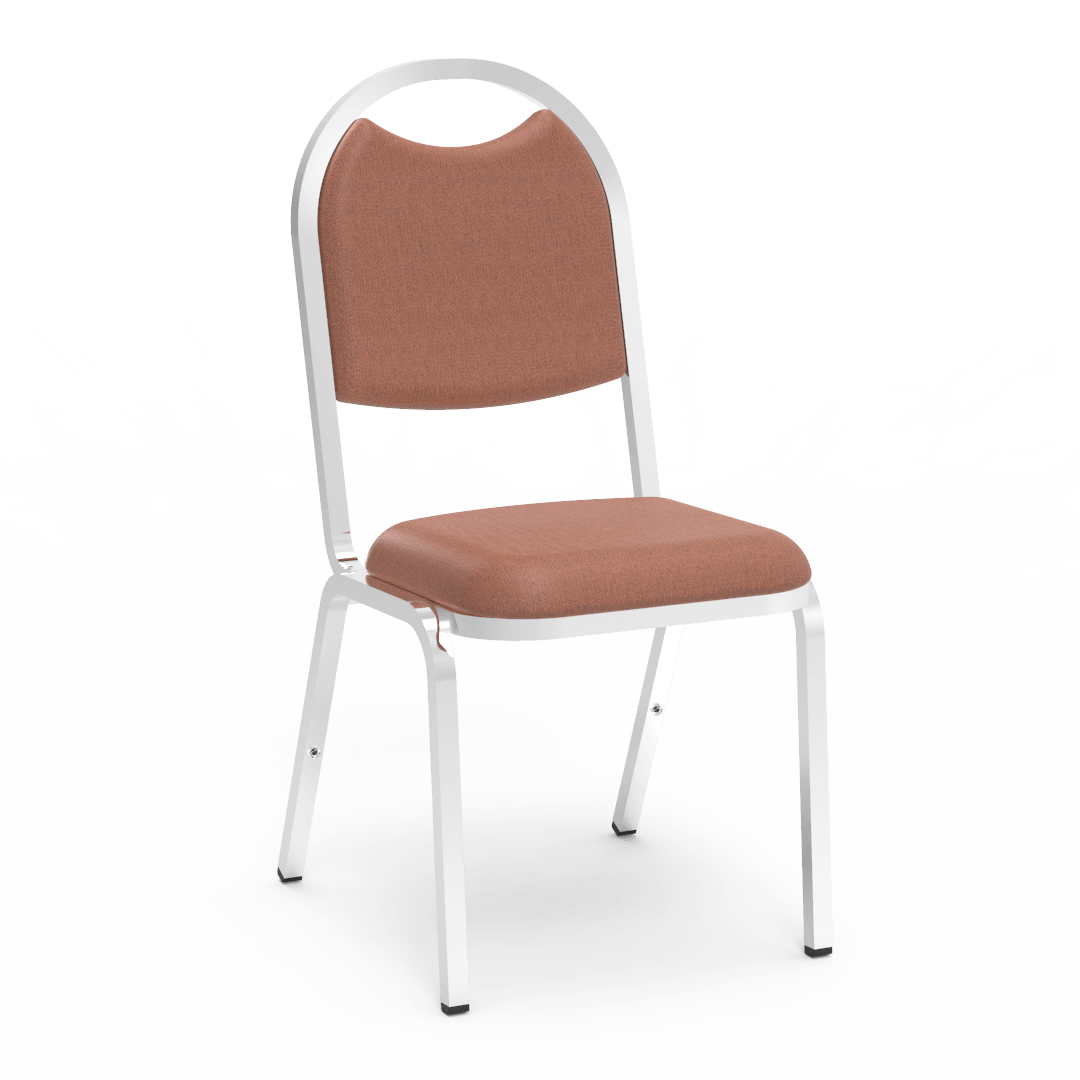 Virco 8917 - Upholstered Stack Chair, Rounded Back, Padded Dome Seat (Virco 8917) - SchoolOutlet