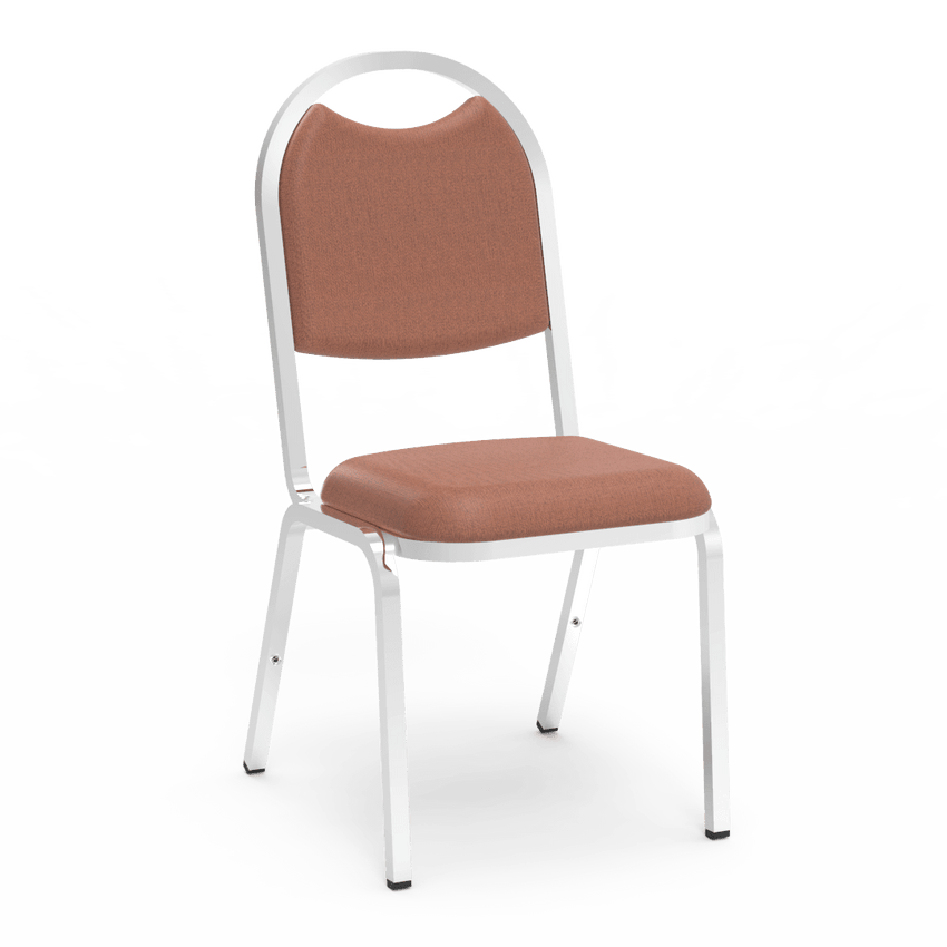 Virco 8917 - Upholstered Stack Chair, Rounded Back, Padded Dome Seat (Virco 8917) - SchoolOutlet