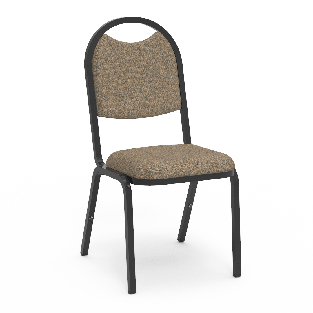 Virco 8917 - Upholstered Stack Chair, Rounded Back, Padded Dome Seat (Virco 8917) - SchoolOutlet