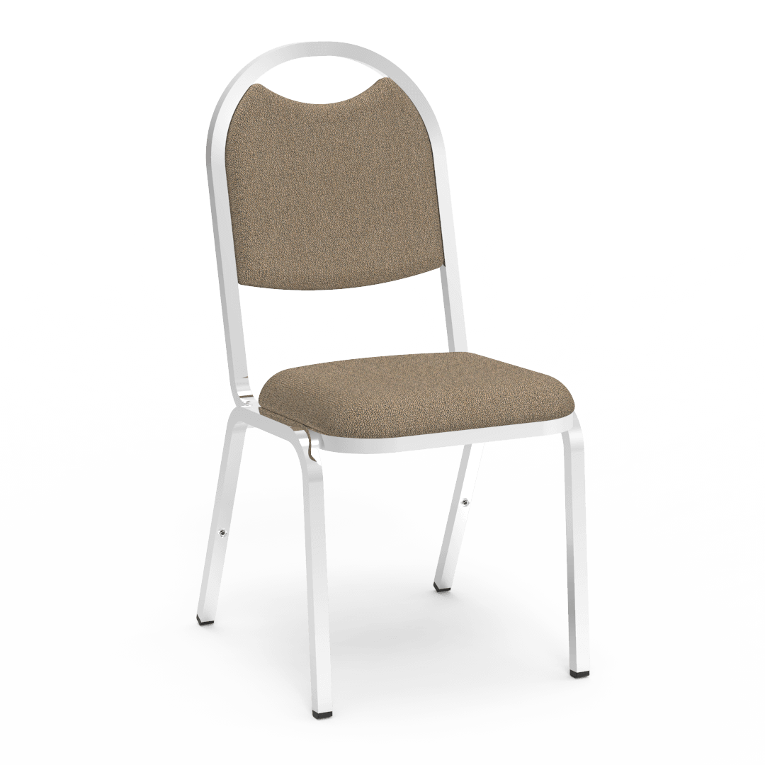 Virco 8917 - Upholstered Stack Chair, Rounded Back, Padded Dome Seat (Virco 8917) - SchoolOutlet