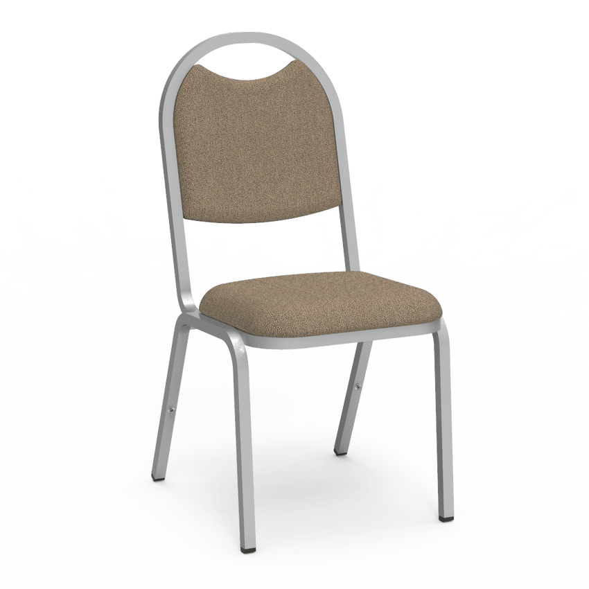 Virco 8917 - Upholstered Stack Chair, Rounded Back, Padded Dome Seat (Virco 8917) - SchoolOutlet