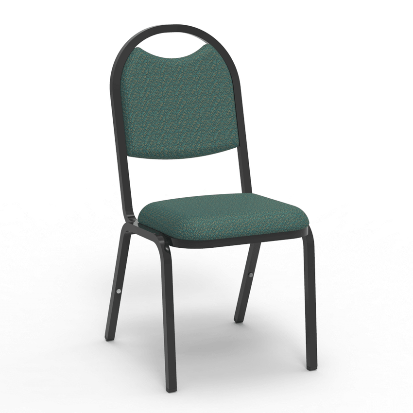 Virco 8917 - Upholstered Stack Chair, Rounded Back, Padded Dome Seat (Virco 8917) - SchoolOutlet