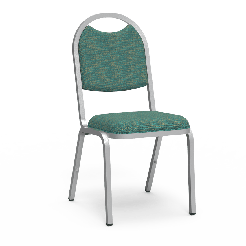 Virco 8917 - Upholstered Stack Chair, Rounded Back, Padded Dome Seat (Virco 8917) - SchoolOutlet